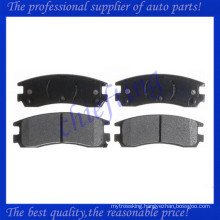 D508 12510016 D698 high quality brake pad for cadillac deville